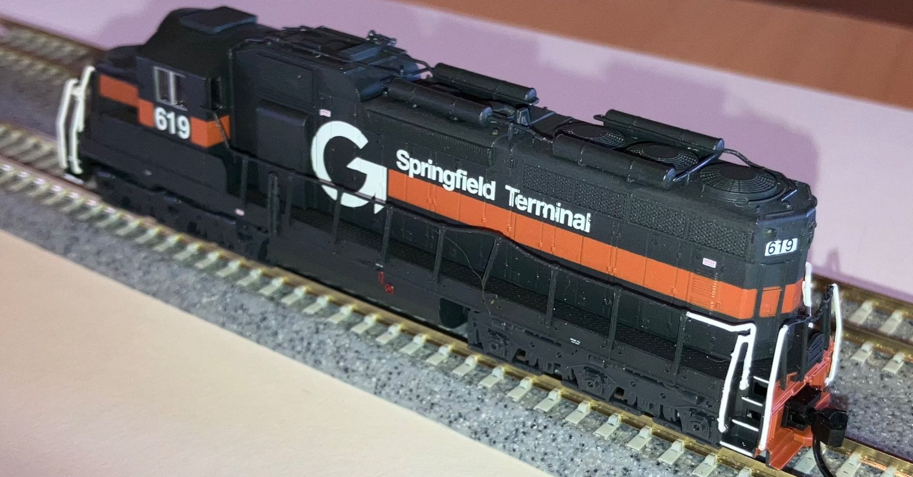 Modellini di ferrovie: (8) #54505 SD-26 Springfield Terminal #619 – Usato da Dompierre VD venduto da immorentes 4