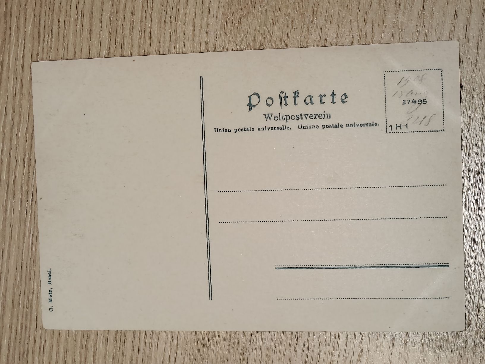 Cartoline postali: Alte PK / St Gallen - St Othmarkirche mit Rosenberg - 1908 – Usato da Brugg AG venduto da Ente015 1