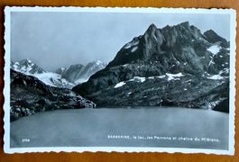 Salvan - Barrage et lac de Barberine 1963