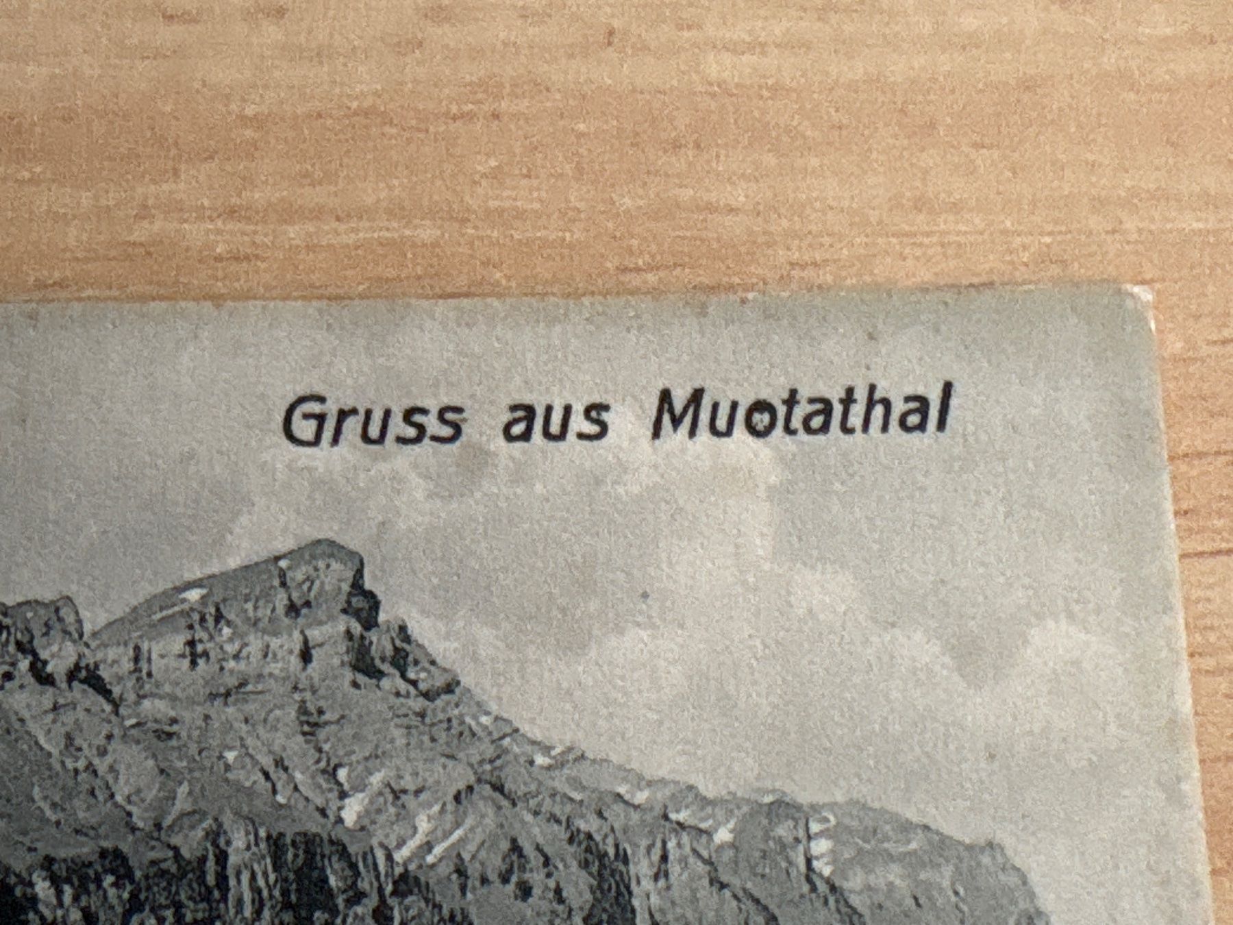 Cartoline postali: Alte Ansichtskarte: Gruss aus Muotathal – Usato da Ibach venduto da lisch3 1