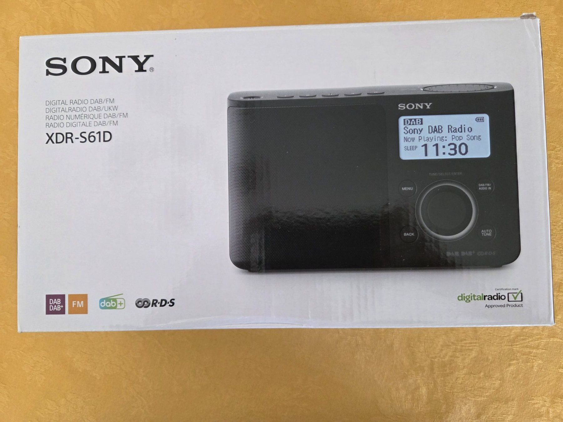Sony XDR-S61D DAB+ Radio (ohne Netzteil/Stromkabel) (Gebraucht) in ...