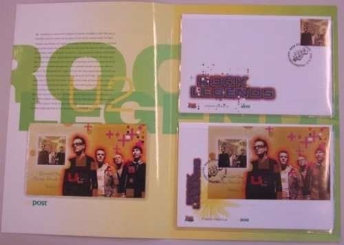 Alle Briefmarken: U2 Presentation Pack - FDC, Briefmarken ... – Neu und originalverpackt aus Tramelan von MHK79 1