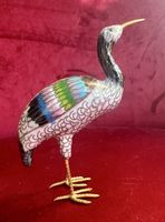 Hübsche Vogel- Cloisonné Emaille Messing mehrfarbig✨11cm
