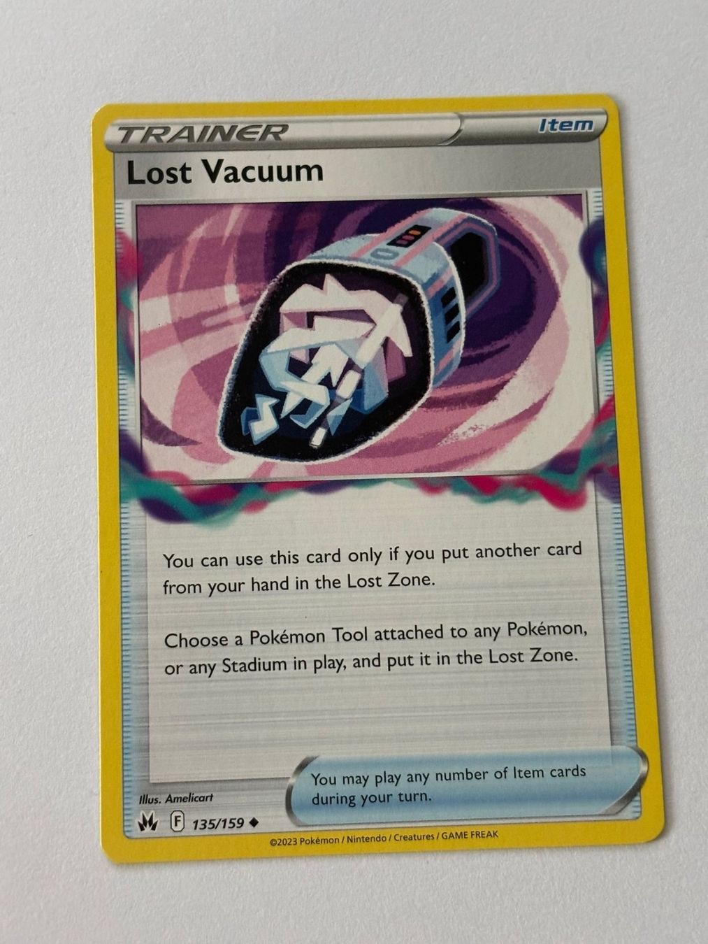 Pokémon Carte collezionabili: Pokemon-Karte Lost Vacuum 135/159 – Usato da Herisau venduto da Seyashop1