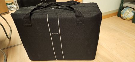 Babybjörn Reisebett light schwarz mit Tasche