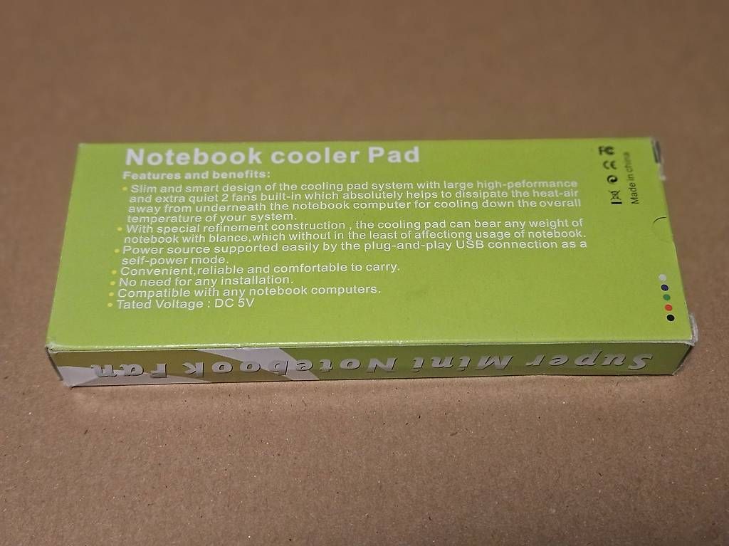 Notebook: Mini Notebook Kühler PH-202, USB Ventilator, Neu! – Usato da Höri venduto da Saltie 4