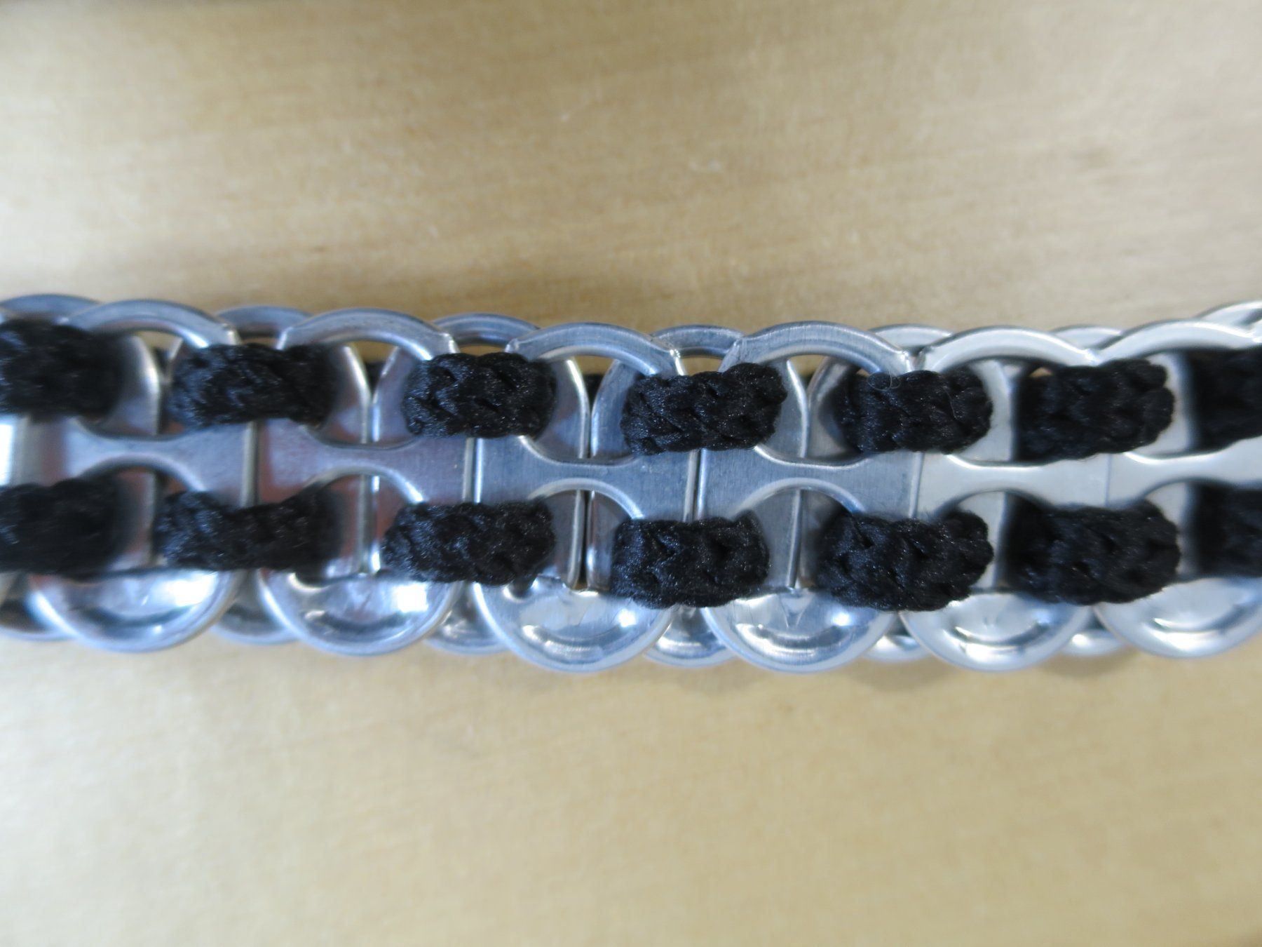 Catenine: Halsband aus Dosenverschlüssen, upcycled – Nuovo (secondo la descrizione) da Zürich venduto da 1.Simon 6