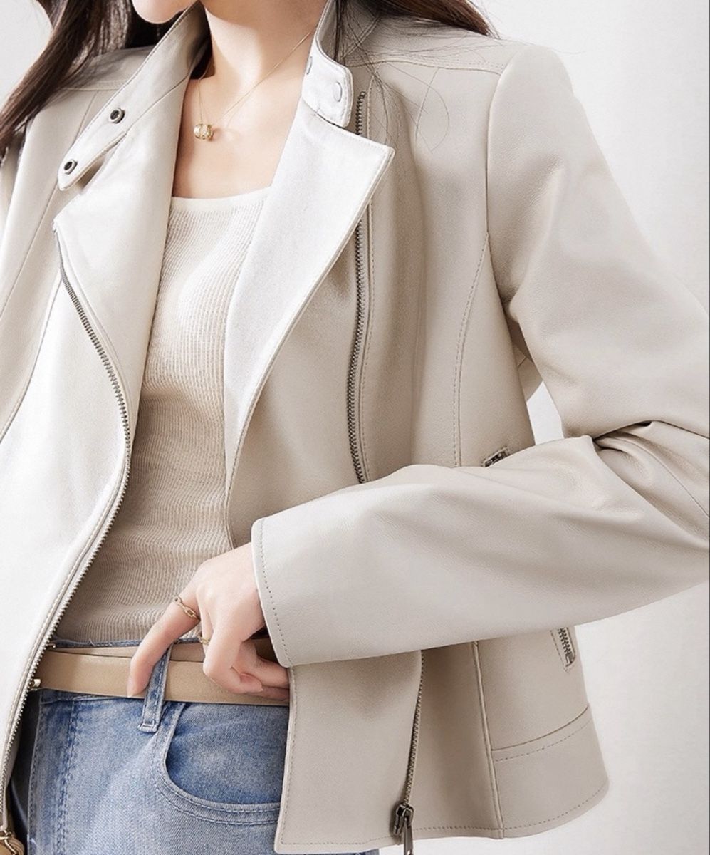Vestes: New premium 100% sheep Leather Jacket M – Neuf (Voir description) à Basel par 550_ckp6 2