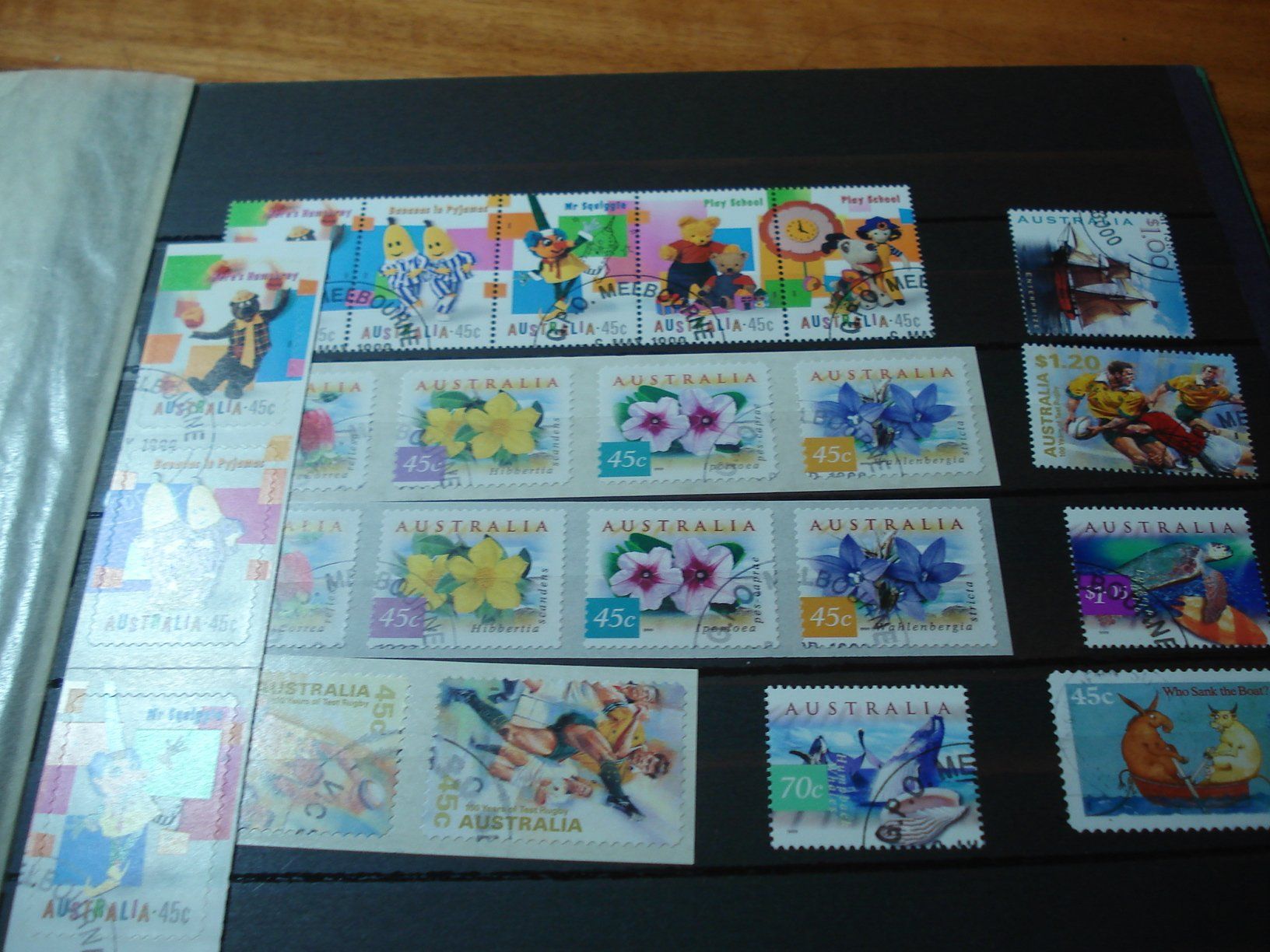 Tous les timbres: Australien Lot moderne Marken ** + o, mit Selbstklebemarken – D'occasion à Niederwil AG par morostahu 2
