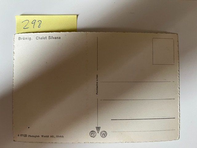 Cartoline postali: Ansicht Brünig-Passhöhe Chalet Silvana, alt – Usato da Niederwil AG venduto da dahu75 1