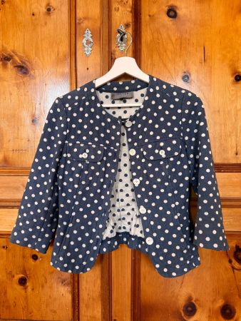 Polkadot Baumwolljacke von JAEGER in Gösse S