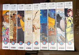 Ensemble 9 puzzles 1000 pièces Fine Art Collection 🎨 Van...