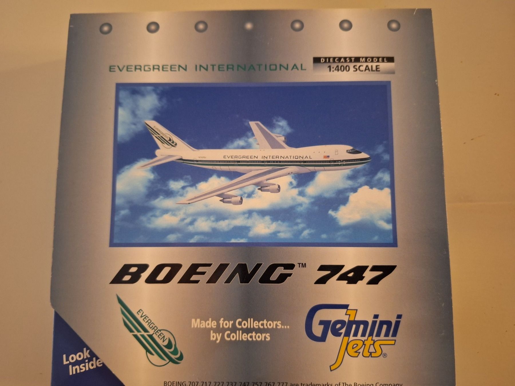 Boeing Kit di modellismo & Modellini statici: Evergreen International Boeing 747 1:400 – Usato da Sargans venduto da nicsam1815