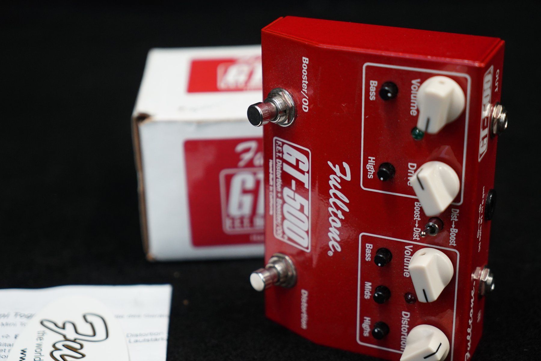 Strumenti musicali: Fulltone GT 500 Booster/Overdrive – Usato da Ortschwaben venduto da Musictrade 1