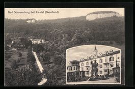 AK Liestal, Hotel Bad Schauenburg, 1925