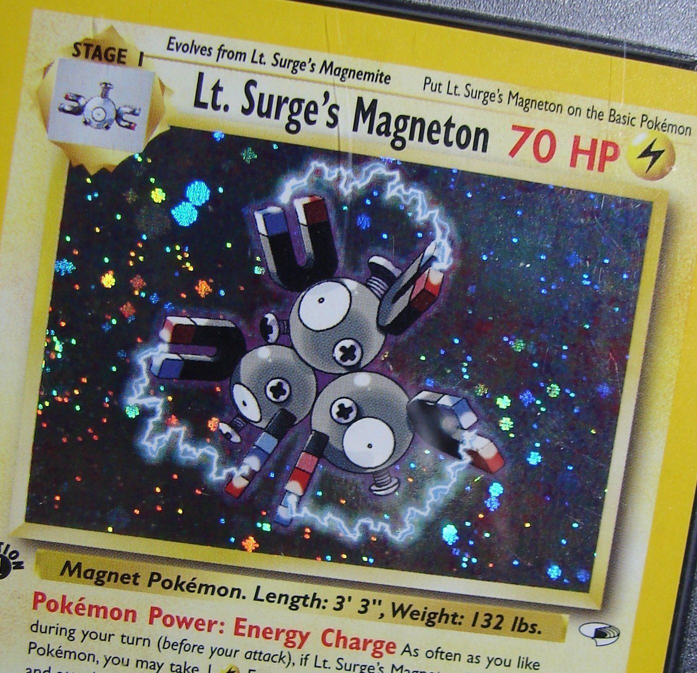 Pokémon Sammelbilder & Trading cards: Lt. Surges Magneton 1. Edition PSA  /213 – Neu (gemäss Beschreibung) aus Rümlang von coh_87ww 2