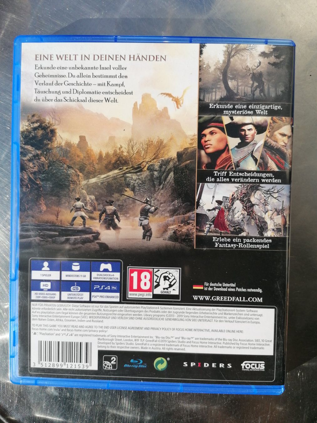 Spiele: PS4 GREEDFALL – Neu (gemäss Beschreibung) aus Pratteln von ThereseZ 1