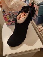 Stiefeletten Baby Beauty schwarz Grösse 38 mit Schleife