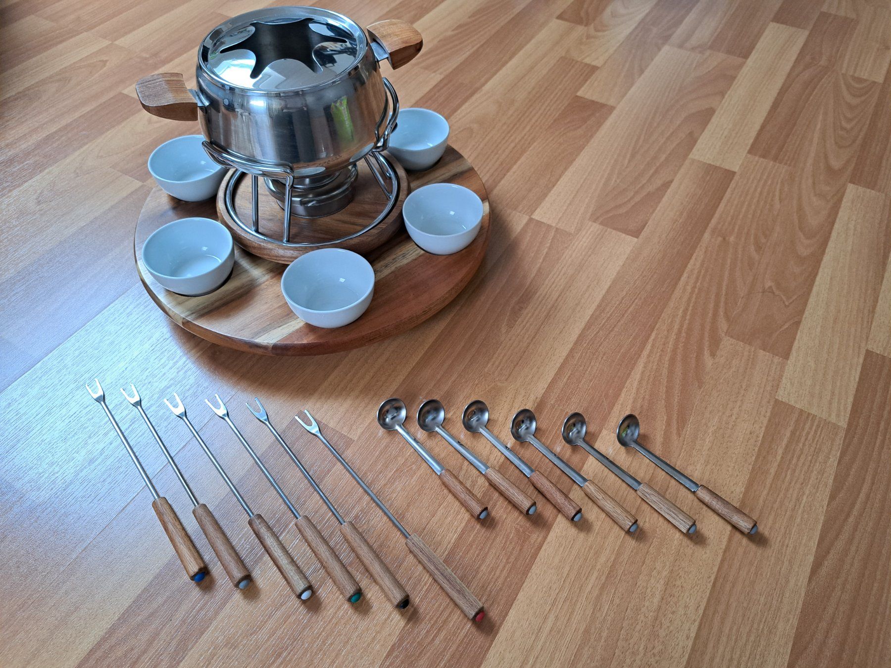 Set di piatti: Fonduekarussell Armata (komplettes Set) – Usato da Birrhard venduto da Pry 1