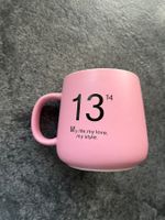Kaffeetasse, Trinktasse in rosa (neu)