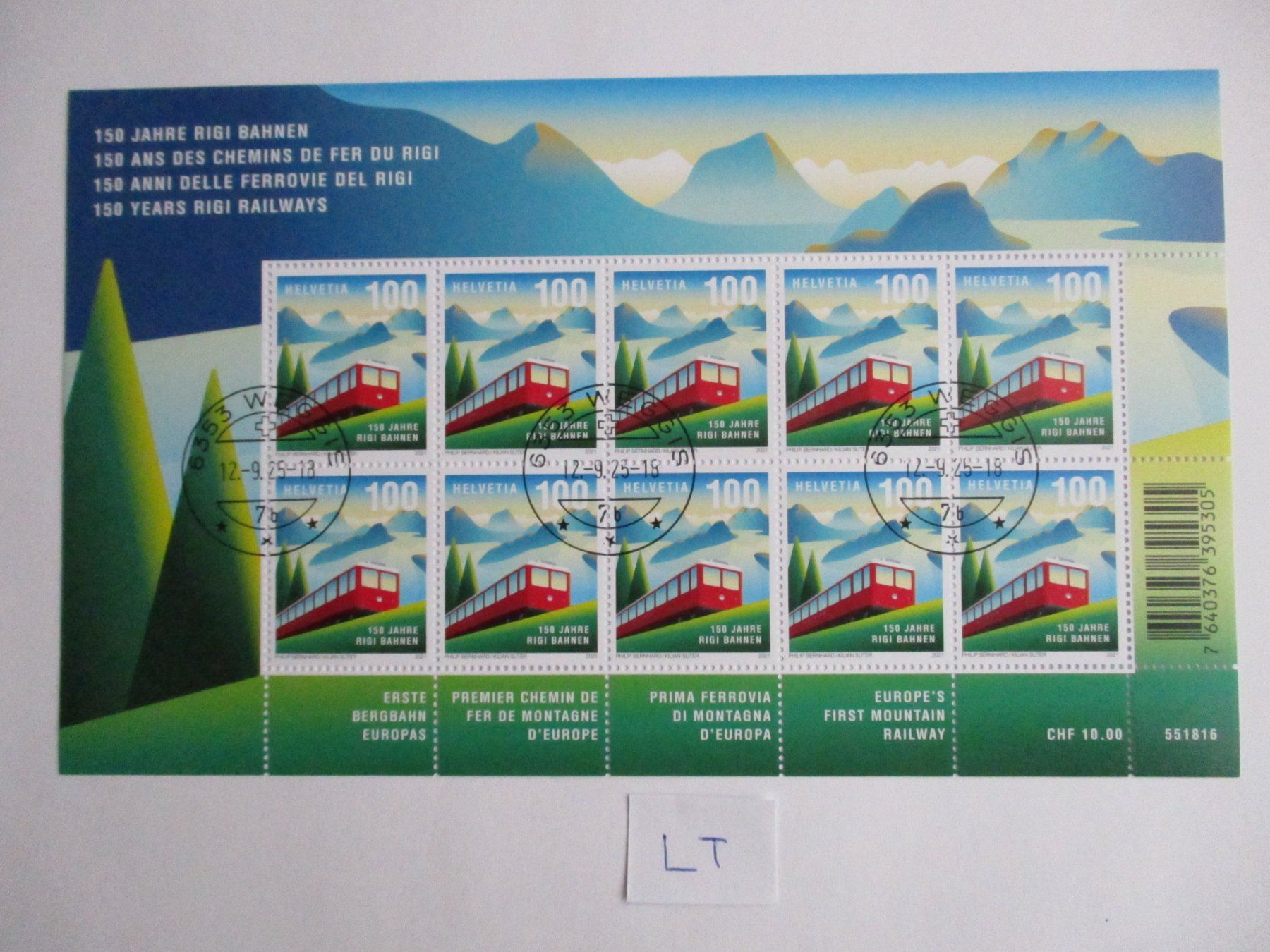 Tutti i francobolli: Bogen Letzttagsstempel der Poststelle 6353 Weggis – Usato da Langnau b. Reiden venduto da Aktuell88