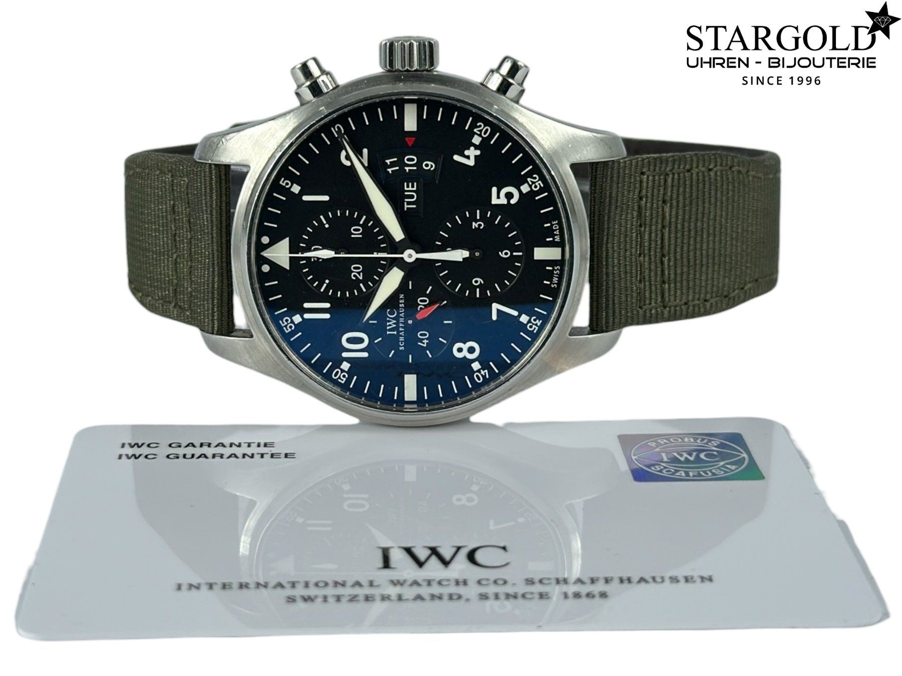 IWC Orologi: IWC Fliegeruhr Chronograph - IW377701 – Usato da Zürich venduto da Stargold-Uhren 8