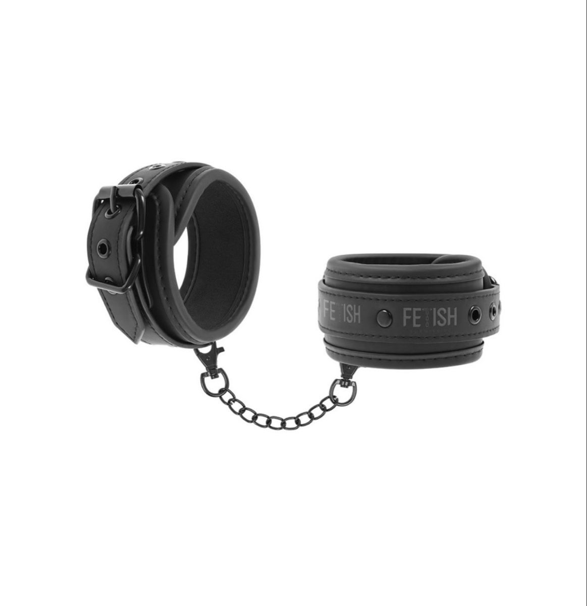 Sonstiges für Firmenanlässe & Parties: Menottes de luxe en cuir noir – Neu und originalverpackt aus Lausanne von Flamorra.ch