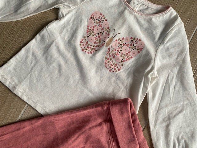 Lotti & Set di vestiti: neuer Pulli und Hose Gr. 74/80 "Schmetterling" – Nuovo (secondo la descrizione) da Staufen venduto da Nasli 3