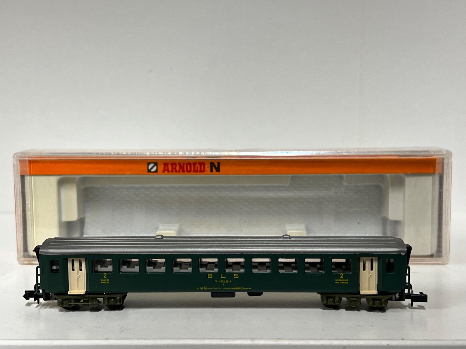 Arnold Modellini di ferrovie: Spur N Arnold Rapido BLS 2.Klasse 826-8 – Usato da Geroldswil venduto da TopTrain54