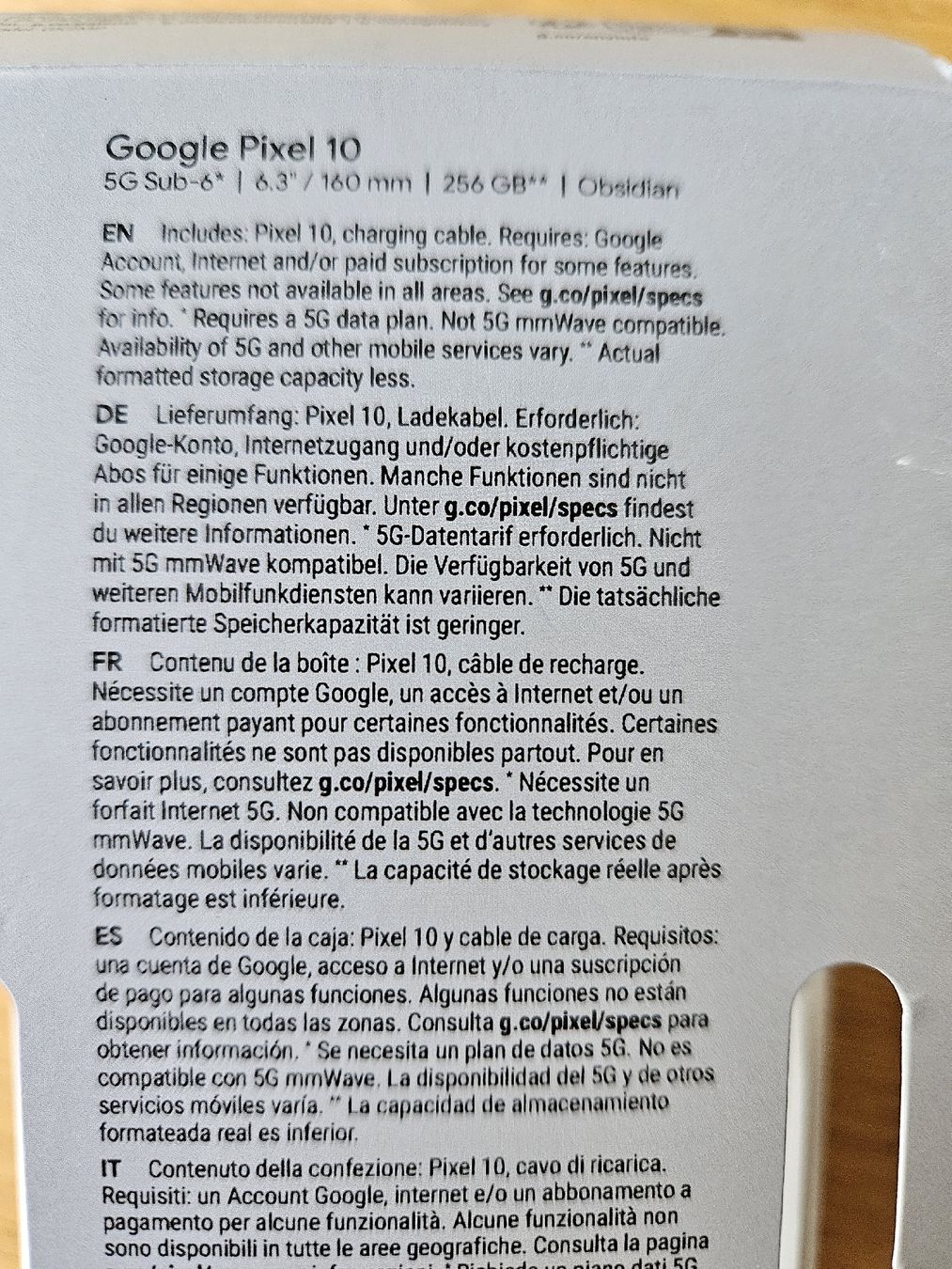 Google Portables: google Pixel 10 – Neuf avec emballage d'origine à Riggisberg par taninchen 3
