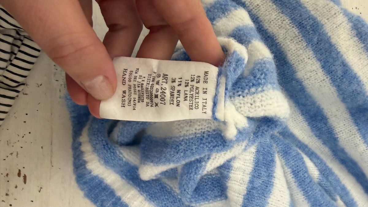 Maglioni & Felpe: Blue & white striped sweater with horizontal stripes – Usato da Knonau venduto da Grapesvintage 2
