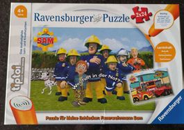 Puzzle Ravensburger Sam le Pompier tiptoi 2x24