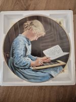 Albert Anker - Mädchen mit Schiefertafel