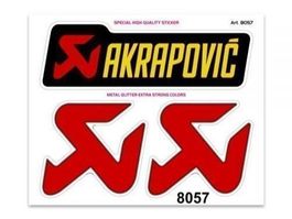Akrapovic Aufkleber Sticker 3er Set (Art. 8057)