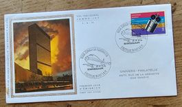 FDC Erstflug SWISSAIR , 1971