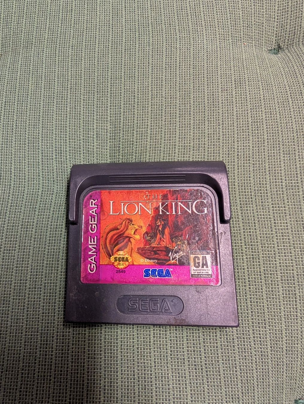 Spiele: The Lion King Sega game gear – Gebraucht aus Giubiasco von Ticinerd