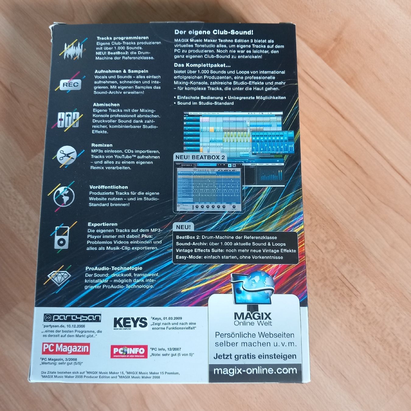 CD: Magix Music Maker Techno Edition 3 - Musik Software – Usato da Ebnat-Kappel venduto da blazzi 1