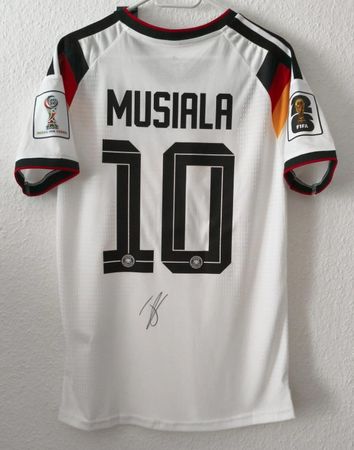 Jamal Musiala - Deutschland Home WM 2026 Trikot - Signiert