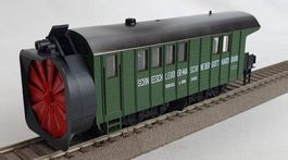 Klein H0 3221 Gotthard Schneeschleuder mit Radantrieb, DC