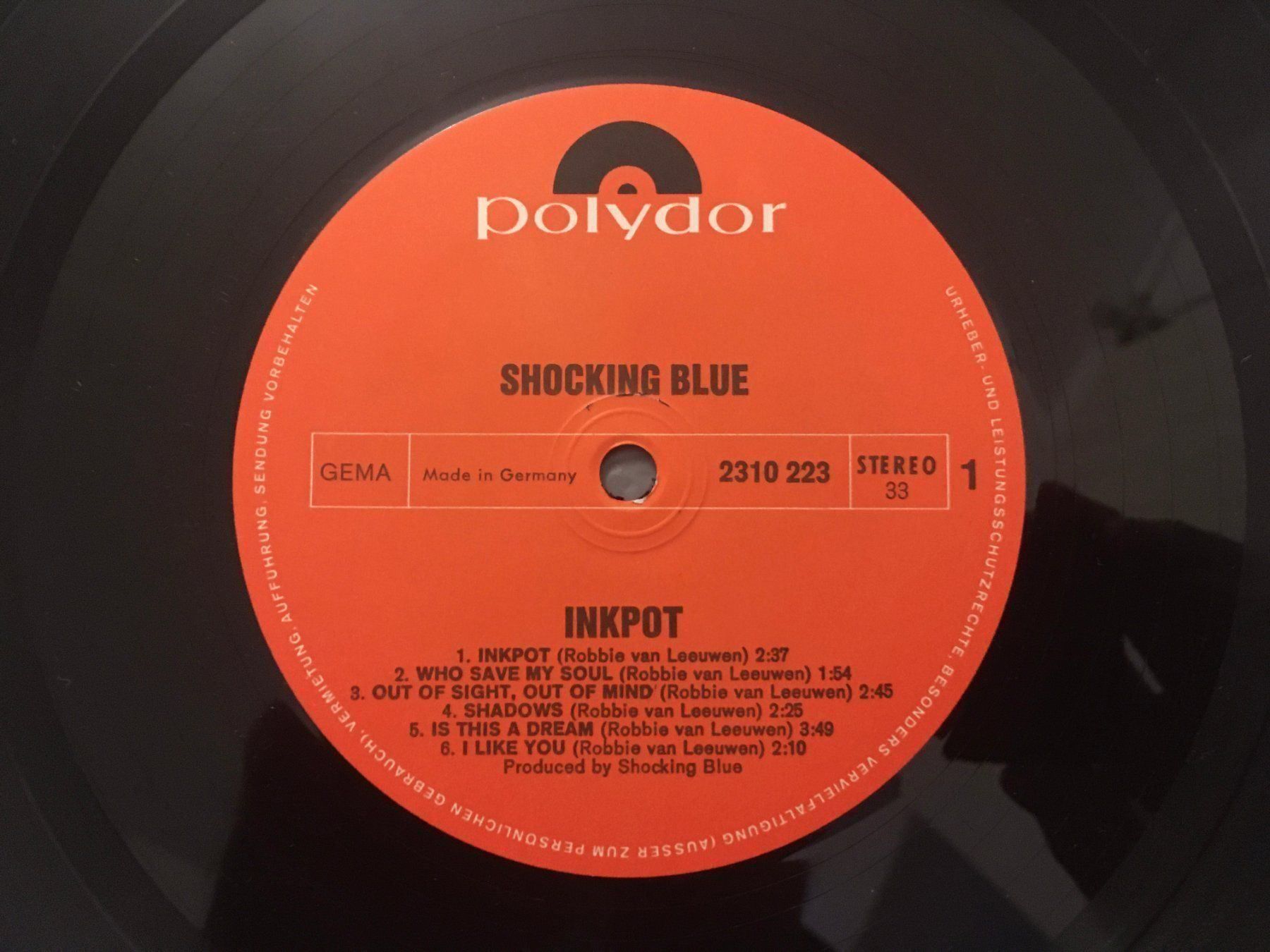 Dischi in vinile: Shocking Blue – Inkpot – Usato da Uster venduto da mojorisin01 2