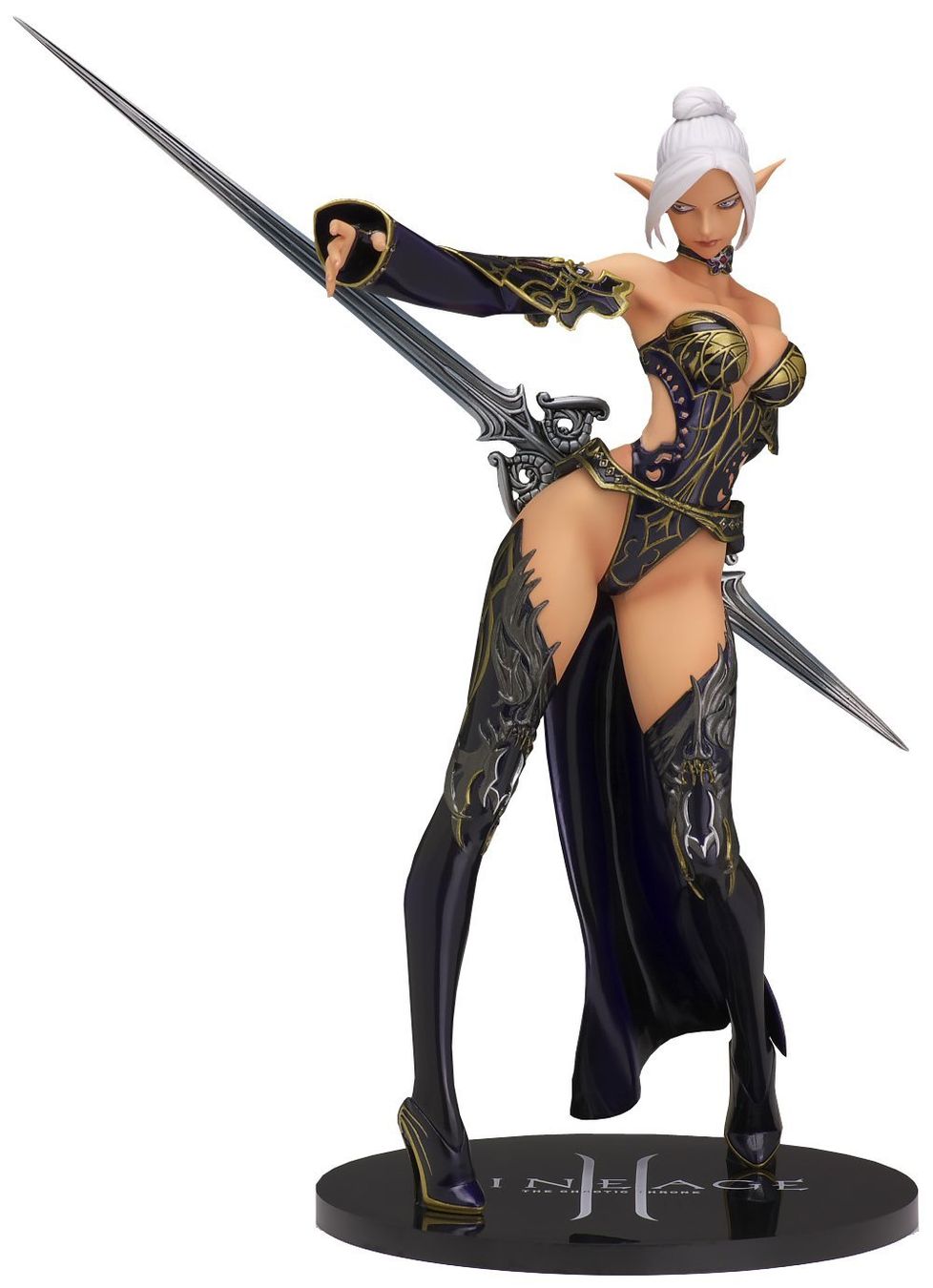 Statuette: LineAge II Dark Elf Resin Kit – Nuovo e nell'imballaggio originale da Grenchen venduto da LadyCalis