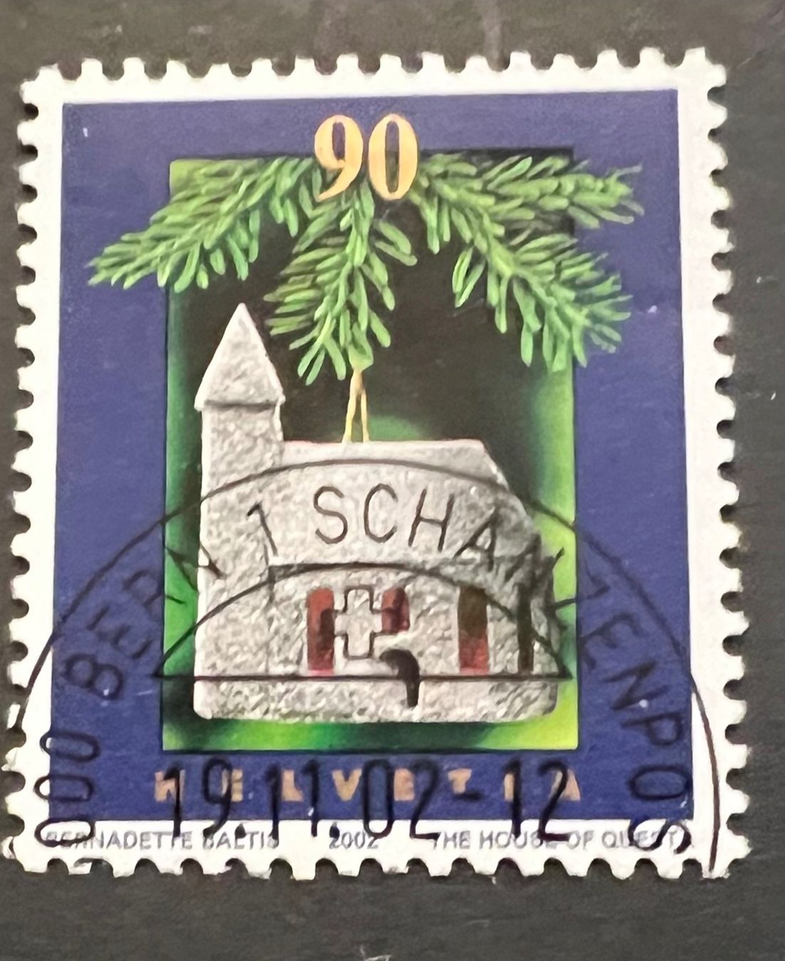 Tutti i francobolli: CH-Marken 2002 Ersttag gestempelt Halbmond – Usato da Hünenberg See venduto da wer_5286