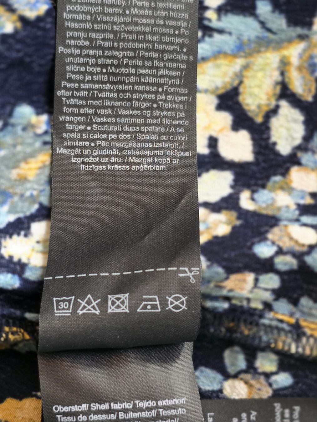 S.Oliver Vestiti: s.Oliver Kleid, Grösse 40, Blumenmuster – Nuovo (secondo la descrizione) da Biberist venduto da charobaum 5