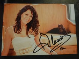 Alexandra Lexer - handsignierte Autogrammkarte