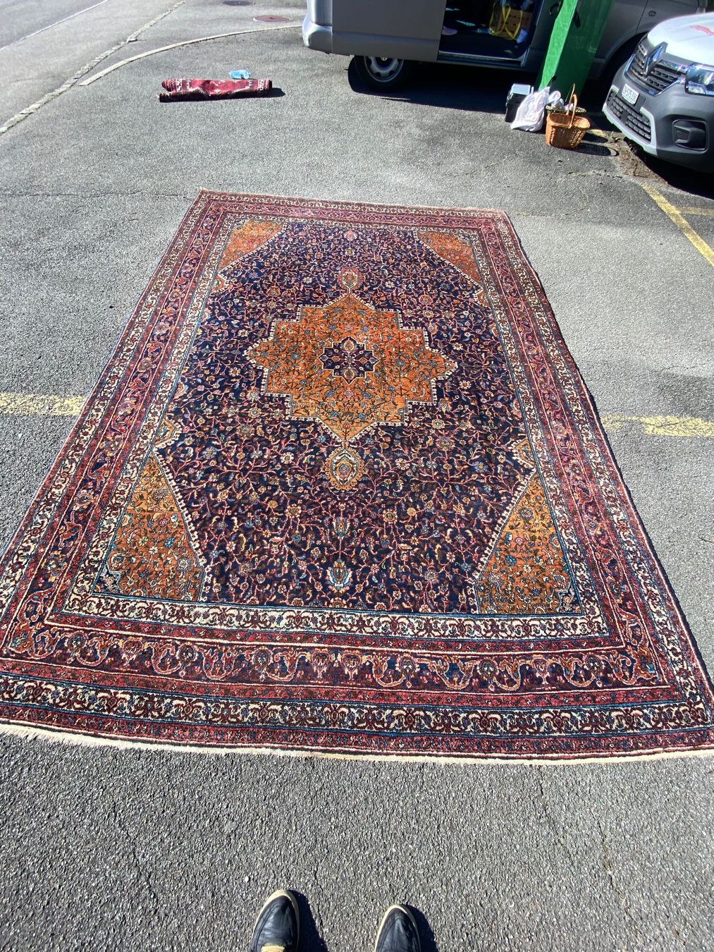 Tappeti: Perser Teppich, Orientteppich, blau/rot, Vintage – Usato da Zürich venduto da 888simon888 6