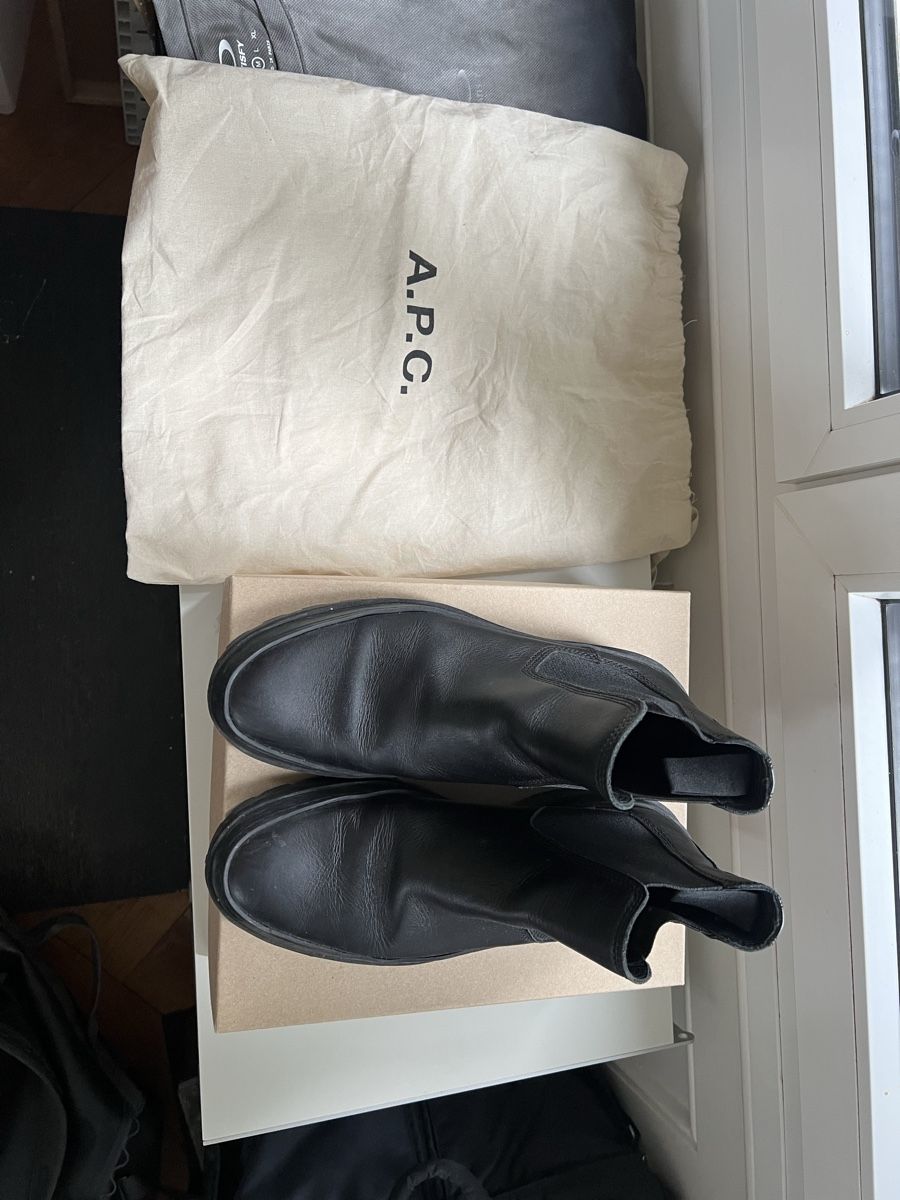 Apc Herrenschuhe: A.P.C. Boots Cali Noir 39 – Gebraucht aus Lausanne von thebluerabbit 2