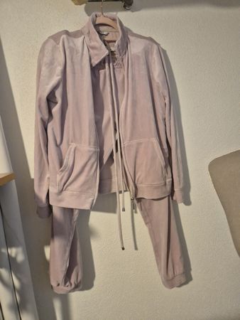 Trainingsanzug C&A Velours rosa Grösse M guter Zustand