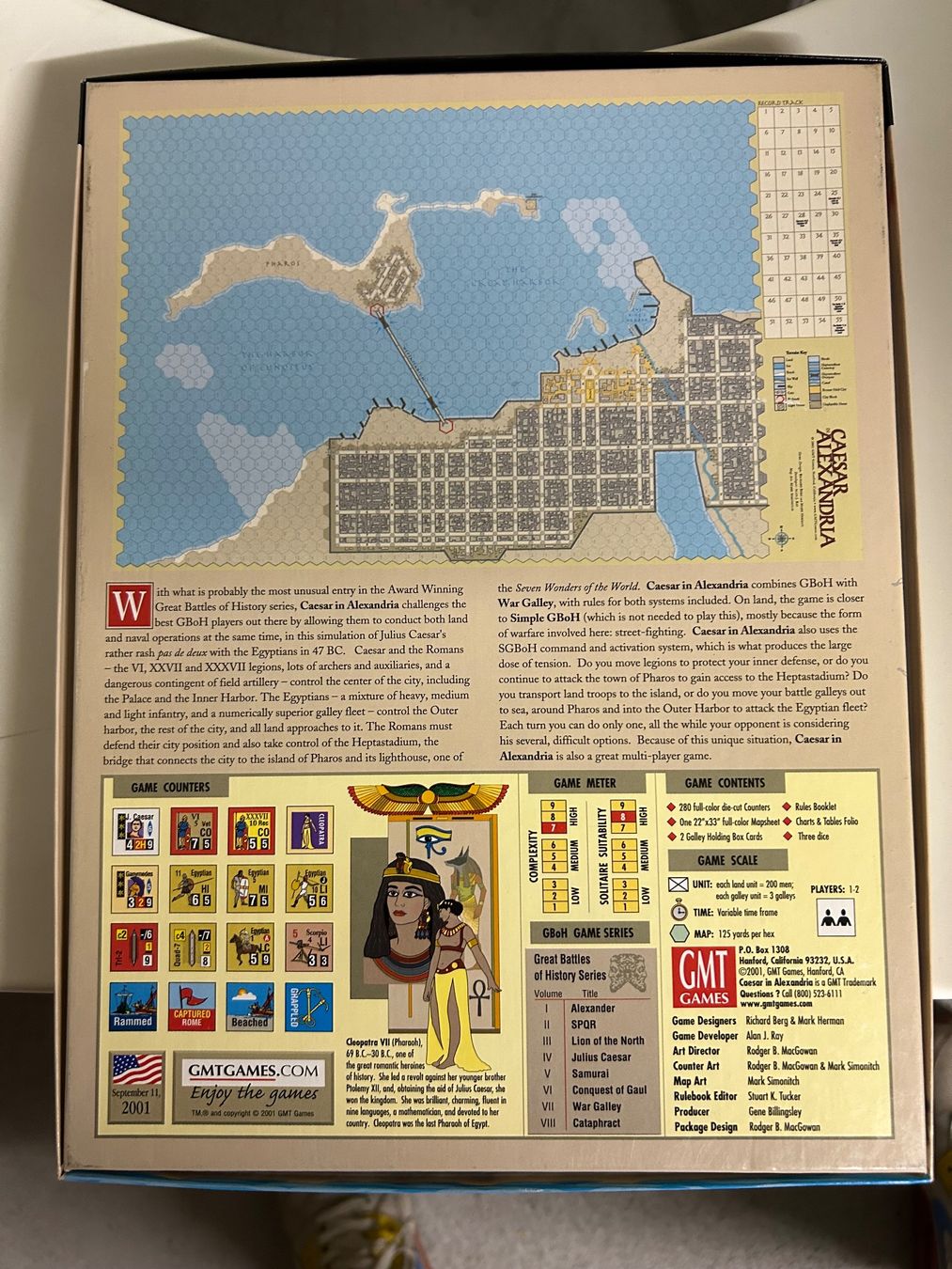 Giochi: Caesar in Alexandria GMT games 2001 – Usato da Bern venduto da pacolino22 1