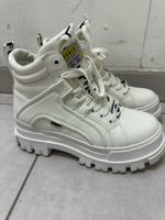 Nuove Scarpe Buffalo bianche alte numero 40 usate