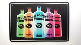 Plaque en métal Absolut Vodka